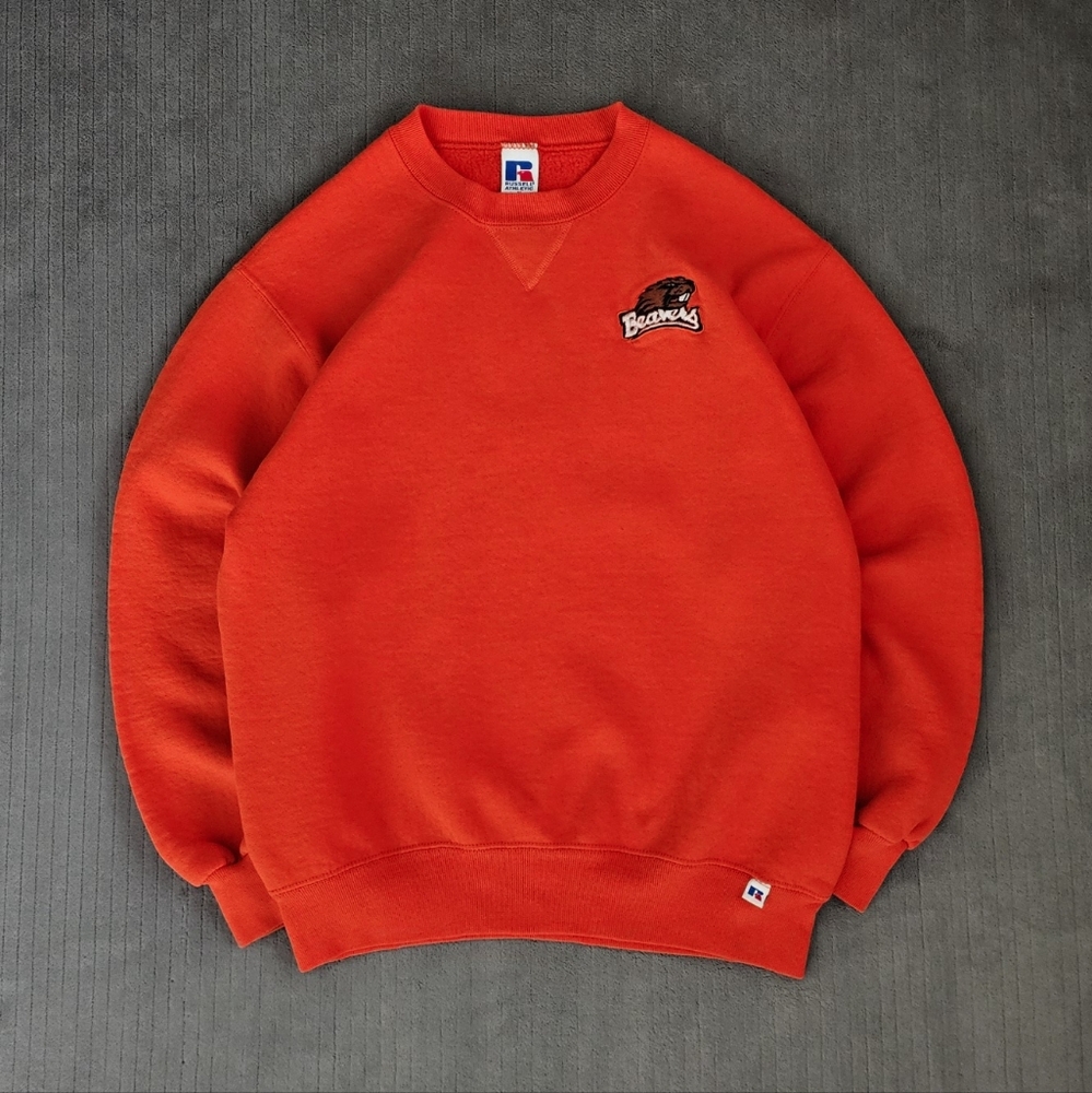 Russell Athletic Men's Oregon State University Beavers Crewneck Sweatshirt Size